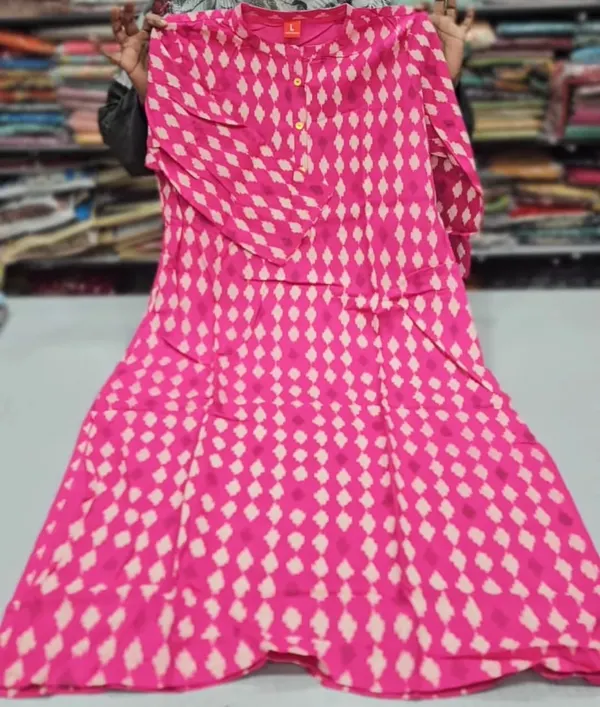 Premium Rayon Straight Kurti with Side Cut & Side Pockets |SD25